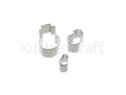 Kitchen Craft 'Sweetly Does It' Stainless Steel Snowman Fondant Cutters (set of 3)